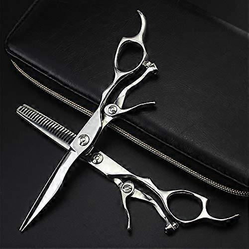 6 Inch Professional Hair Cutting Scissors with Extremely Sharp Blades and Ergonomic Handle for Salon