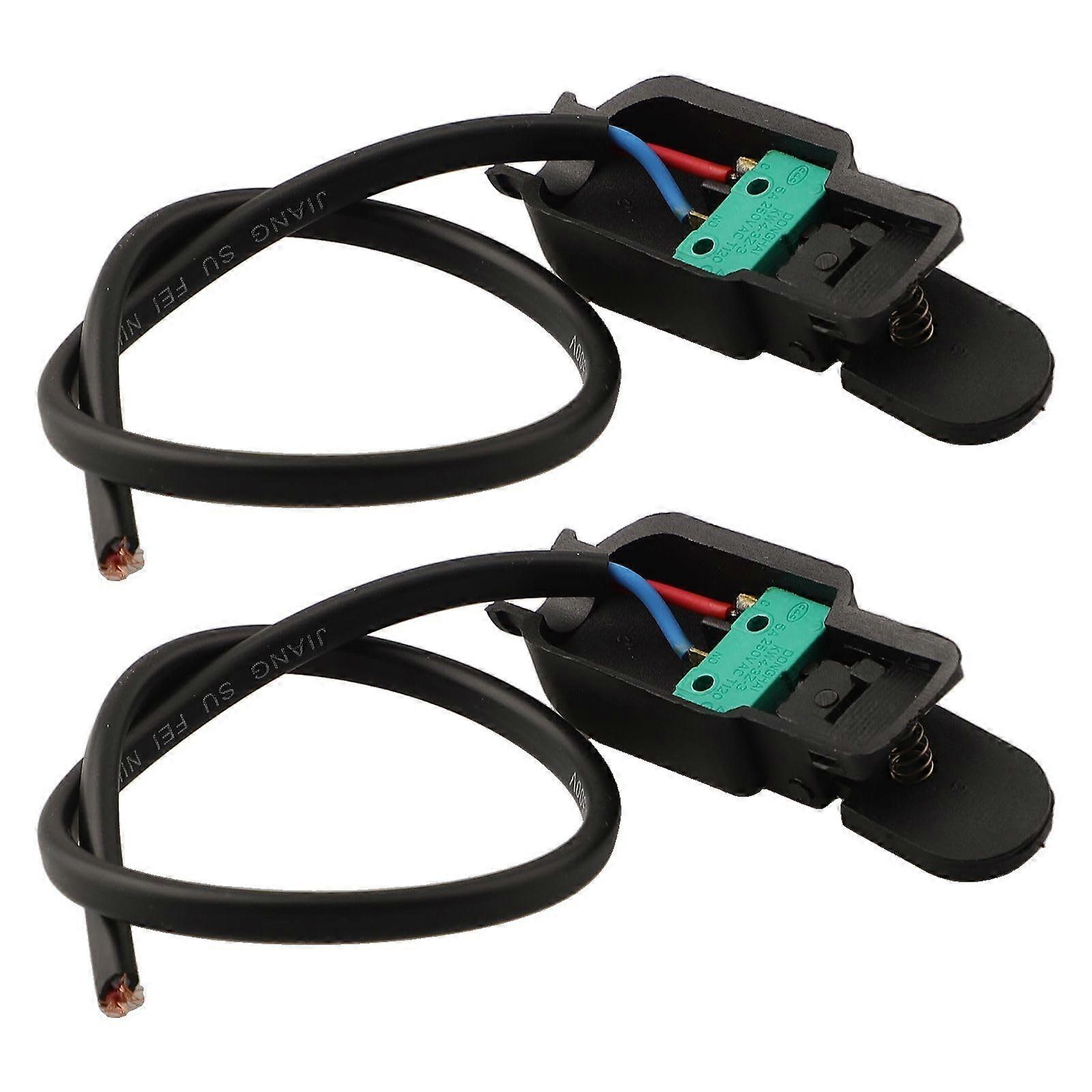 2Pcs TIG Welding Torch Switch Trigger Button for Plasma Cutting, Fast Control, 185mm Length