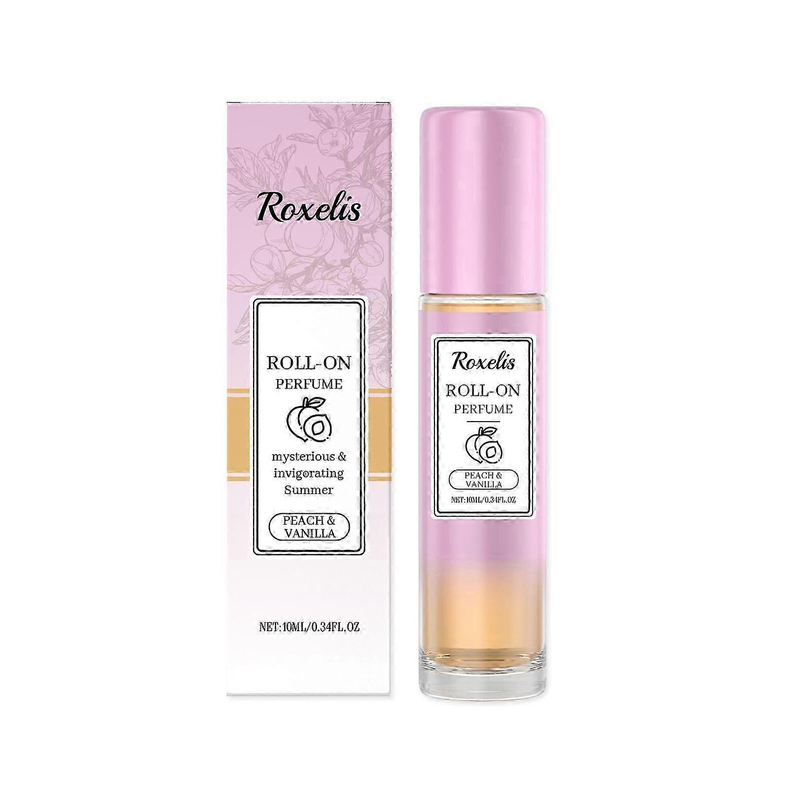 Peach Vanilla Perfume - Long-Lasting Fresh, Charming & Non-Greasy Eau De Toilette, 10ml