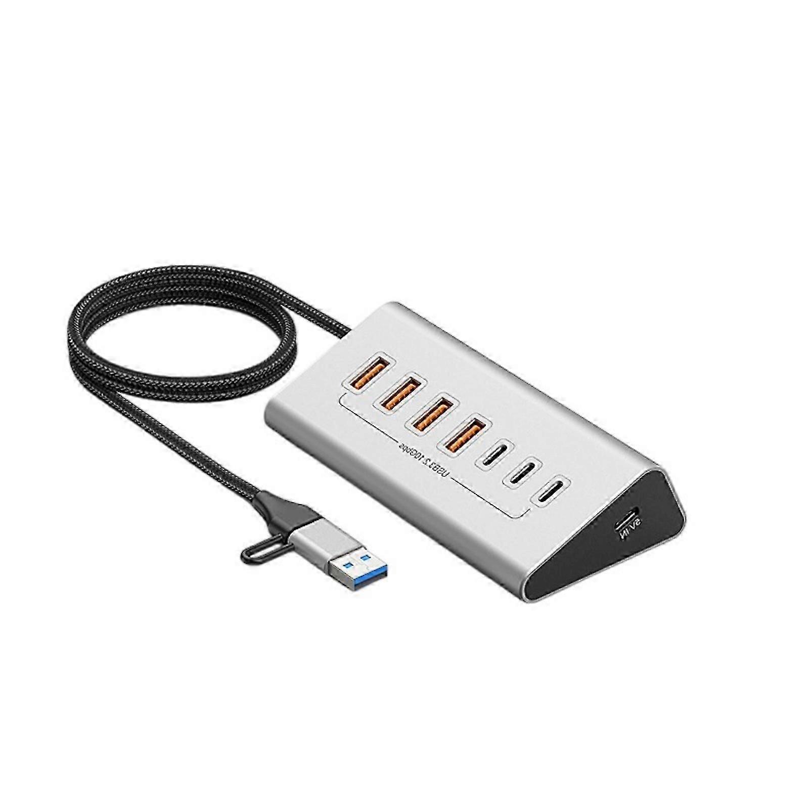 USB 3.2 7-Port Hub Fast Charging Data Sync for Computers