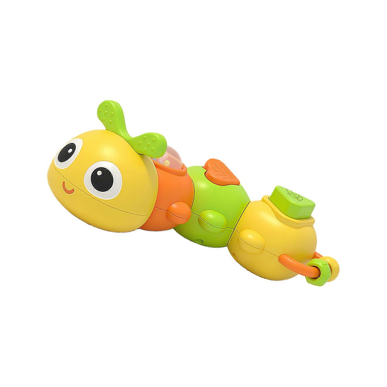 Interactive Caterpillars Toy with Modular Parts for Creative Play and Developmental Skill Building Multicolor