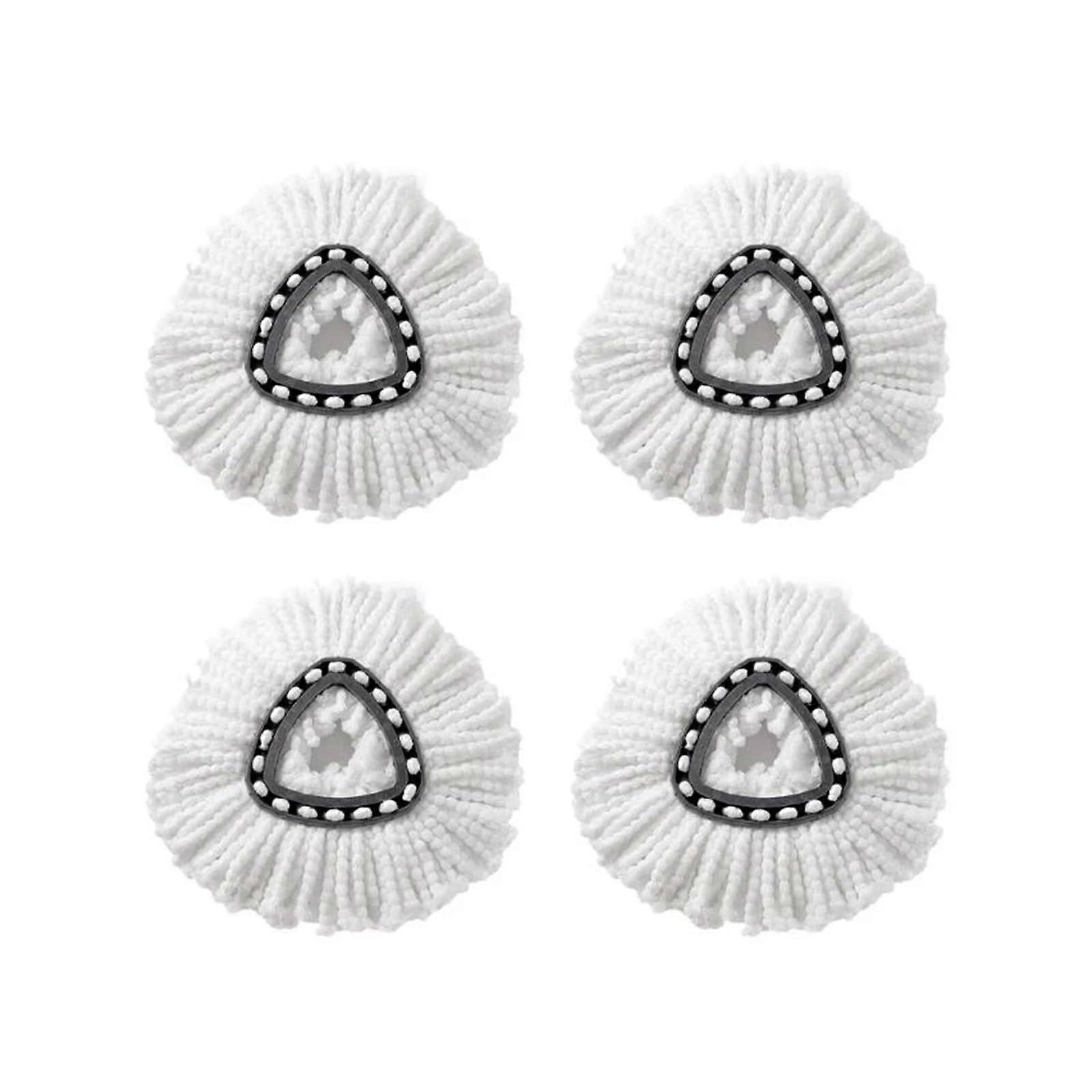 Spin Mop Replacement Head White, Microfiber Mop Pads for OCedar, Durable and Absorbent