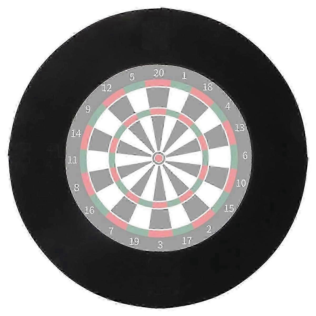 Dartboard surround ring for wall protection and durability