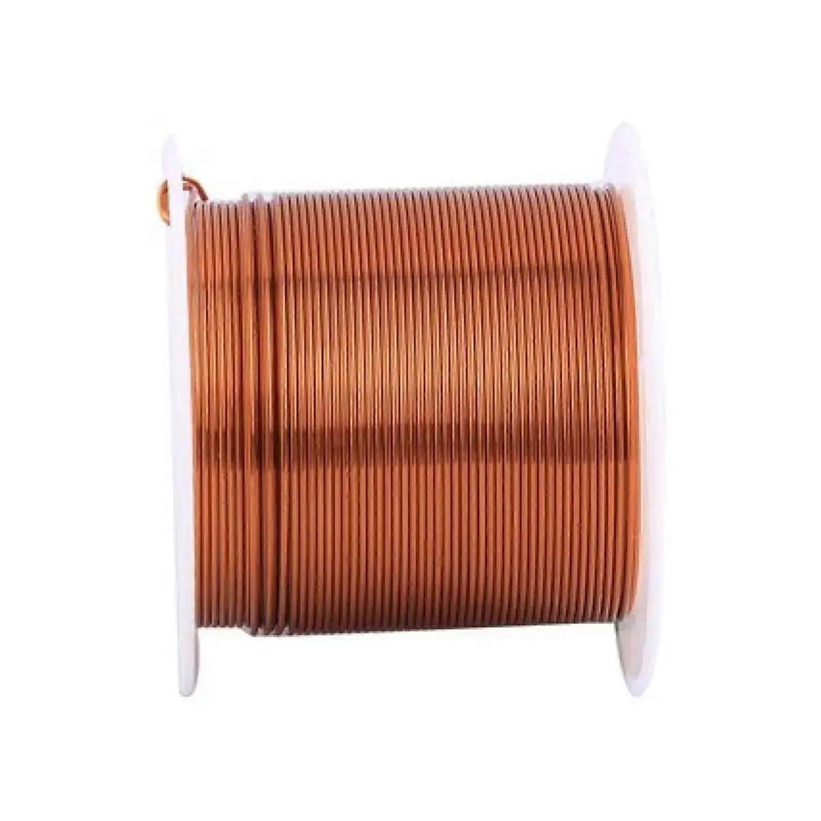 0.8mm Copper Enameled Magnet Wire 10m Roll,  Conductivity Polyester Imide Coil for Motors