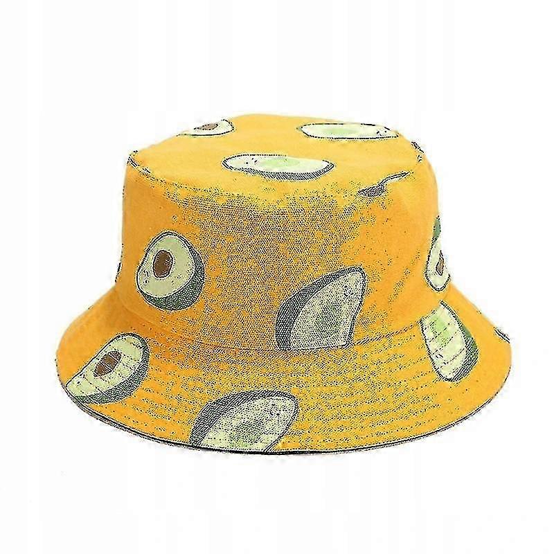 25-26 Gorro de algodón con estampado de aguacate