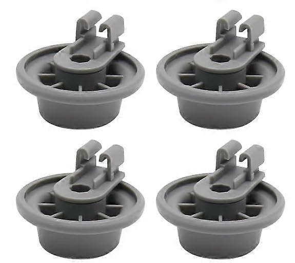 Dishwasher Lower Rack Roller Set 00611475 4 Pack, Smooth Glide and Durable Support Wheels for Bosch