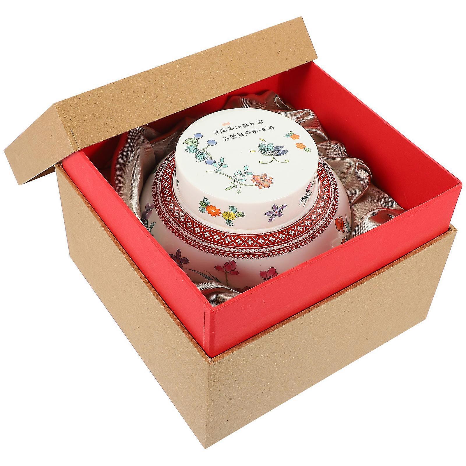 Multi-Color Ceramic Tea Jar for Storage Sealed Loose Tea Canister