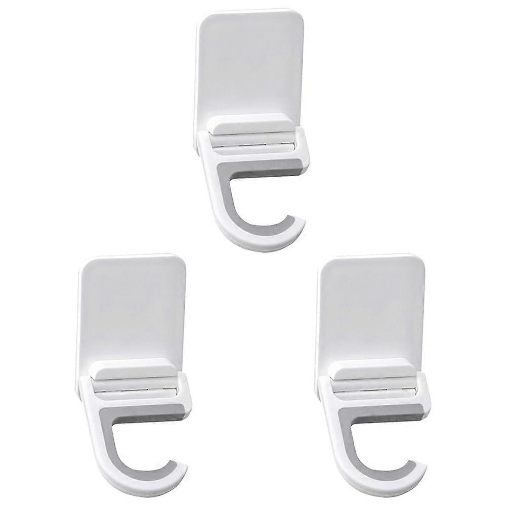 Punch Free Mop Holder Wall Mounted for 3Pcs Mop Hook Home Use