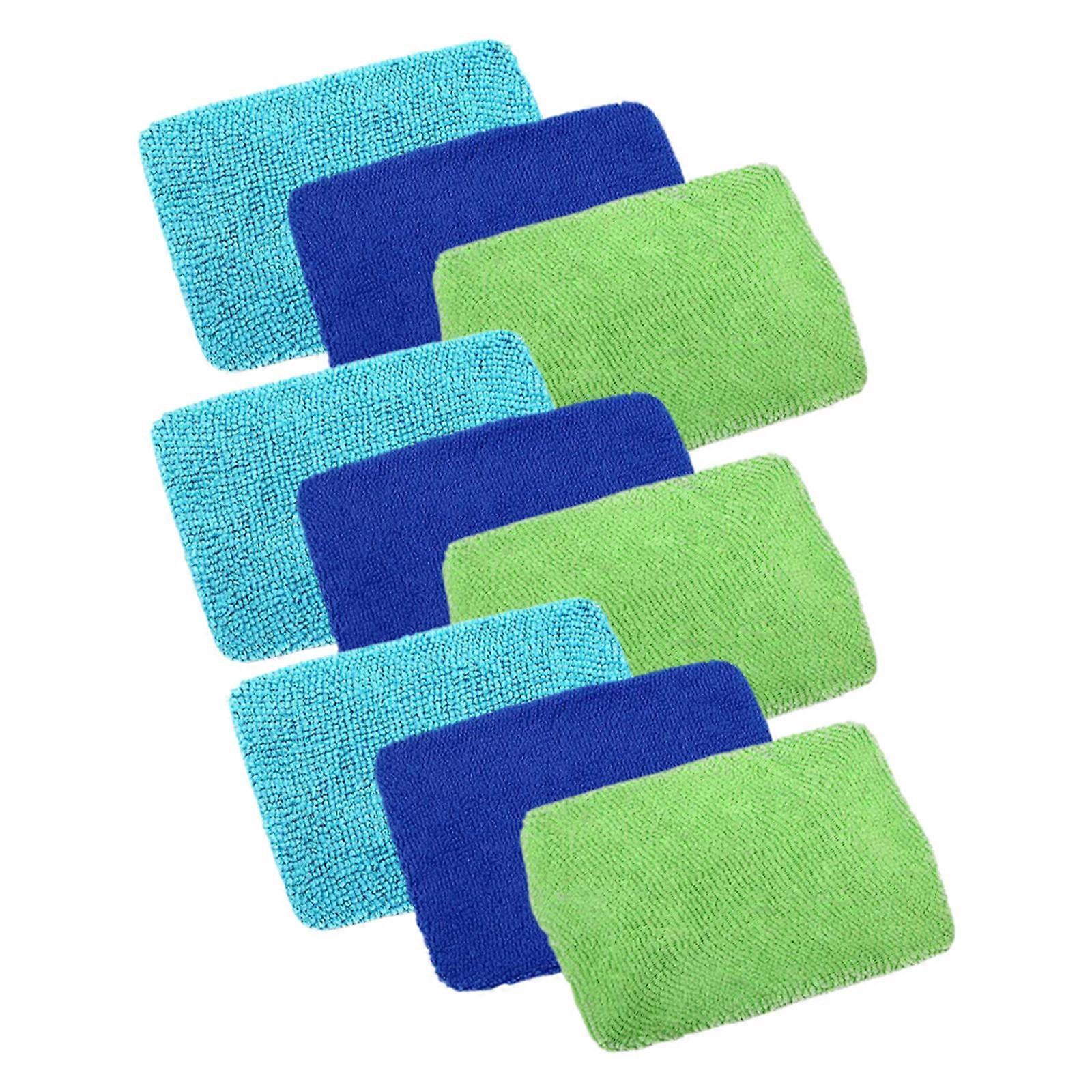 Car Windshield Glass Cleaning Cloth for Removing Dust 9Pcs Assorted Colors