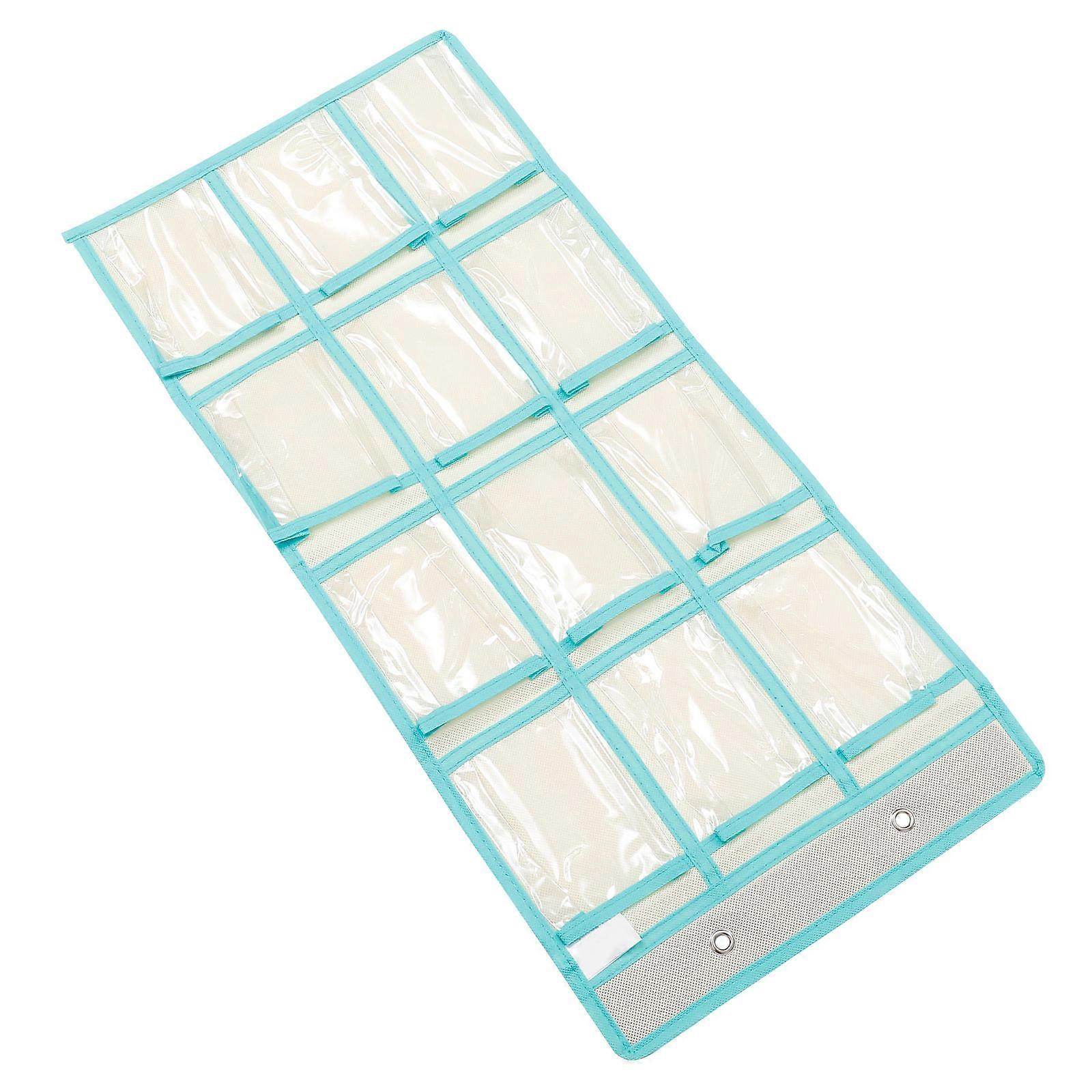 Clear Pockets Wall Hanger Cell Phone Organizer for Storage Use 1Pcs