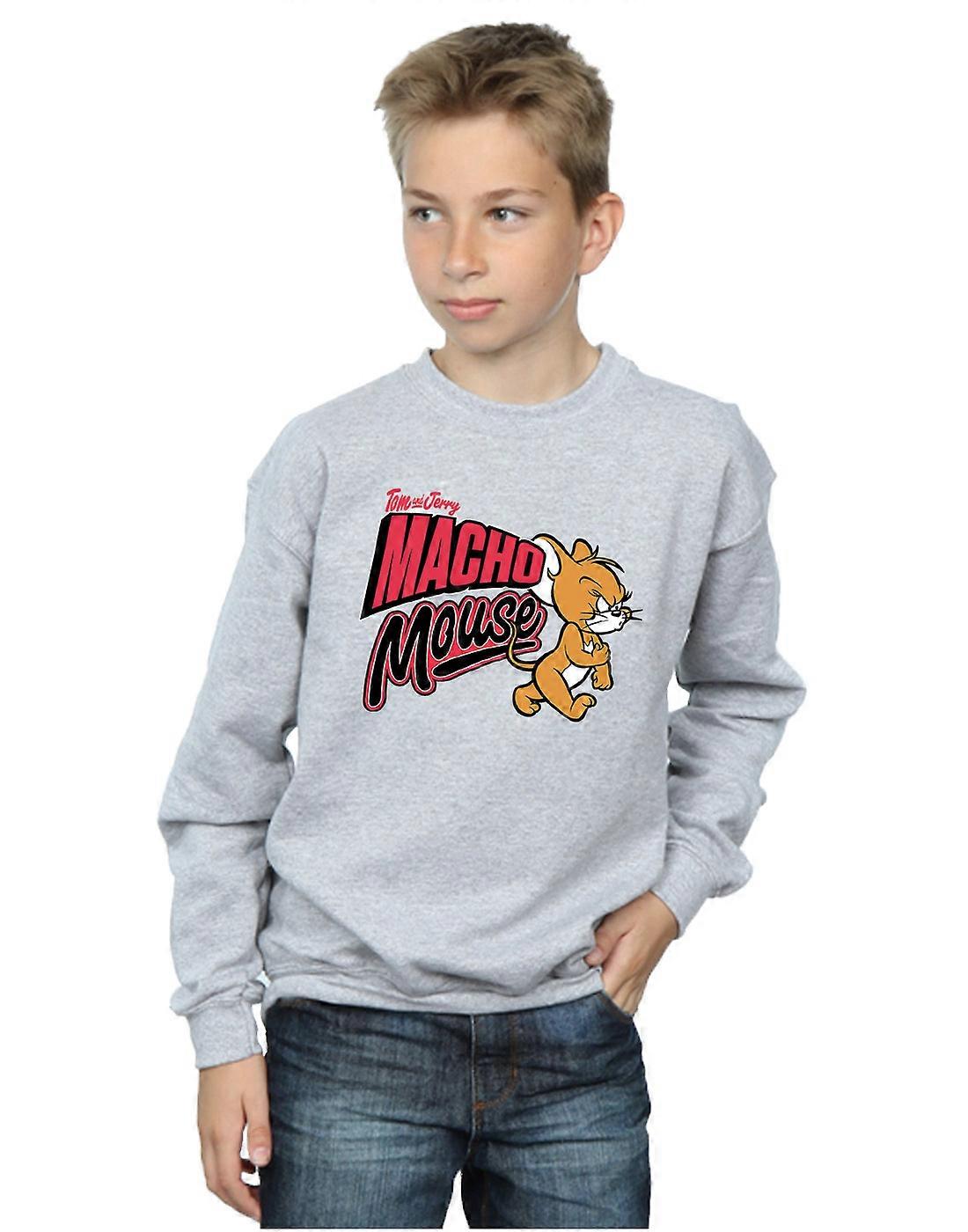 Tom And Jerry Boys Macho Mouse Sweatshirt