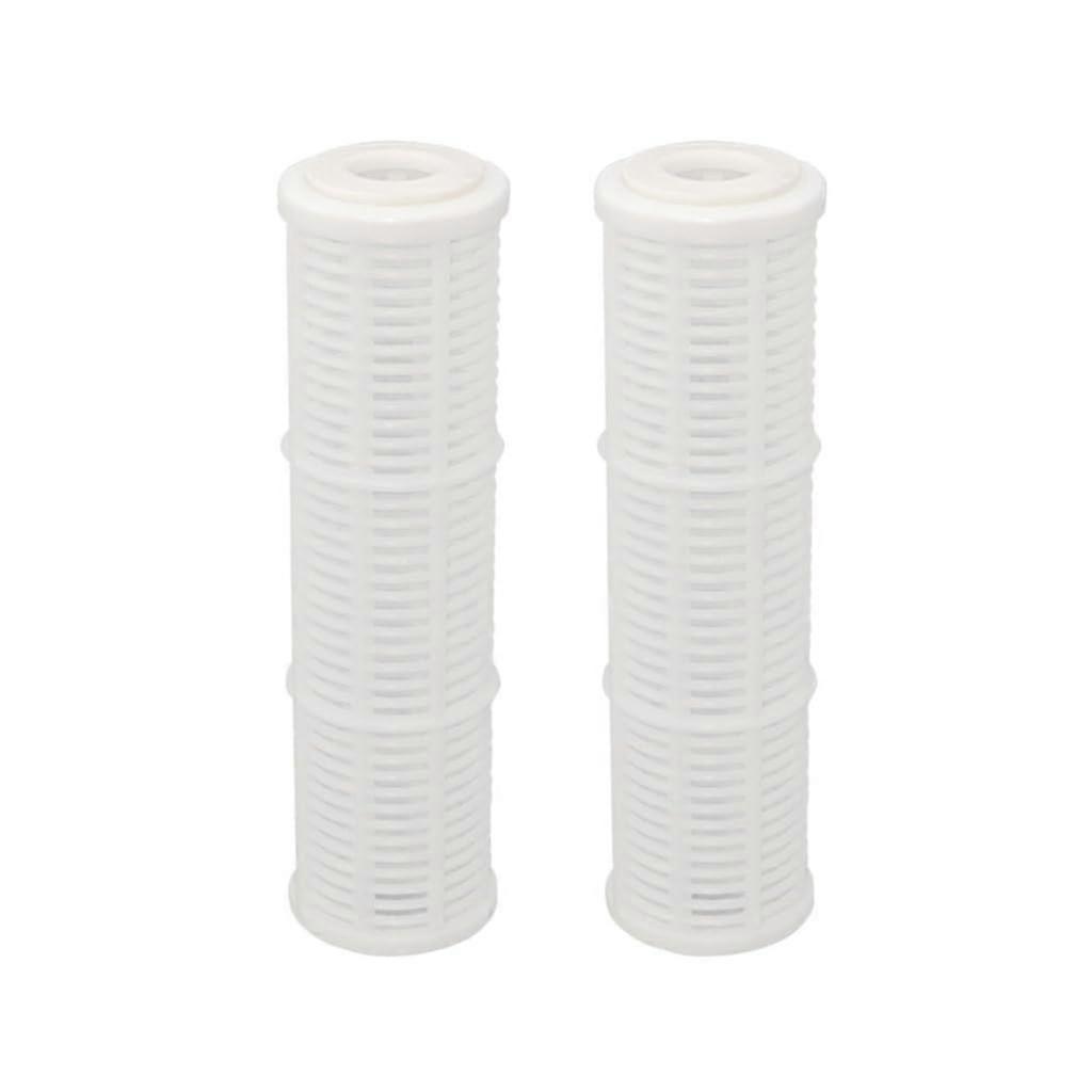 2PCS 10 Inch Water Filter Pre Filter Nylon for Rust and Sand, Efficient Sediment Removal