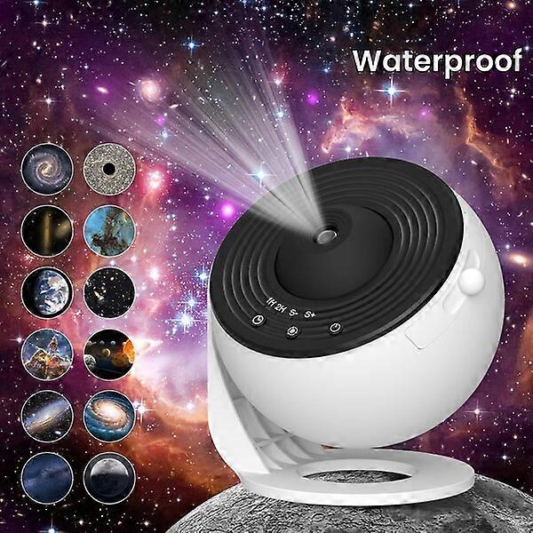 Star Projector Lamp, 13 Filters, LED Touch Control Ambient Light