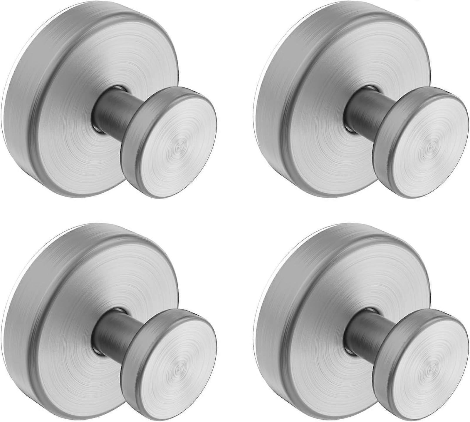 Suction Cup Hooks 4 Pack for Bathroom Towels, 15lbs Rustproof Waterproof Twist Lock Shower Hooks
