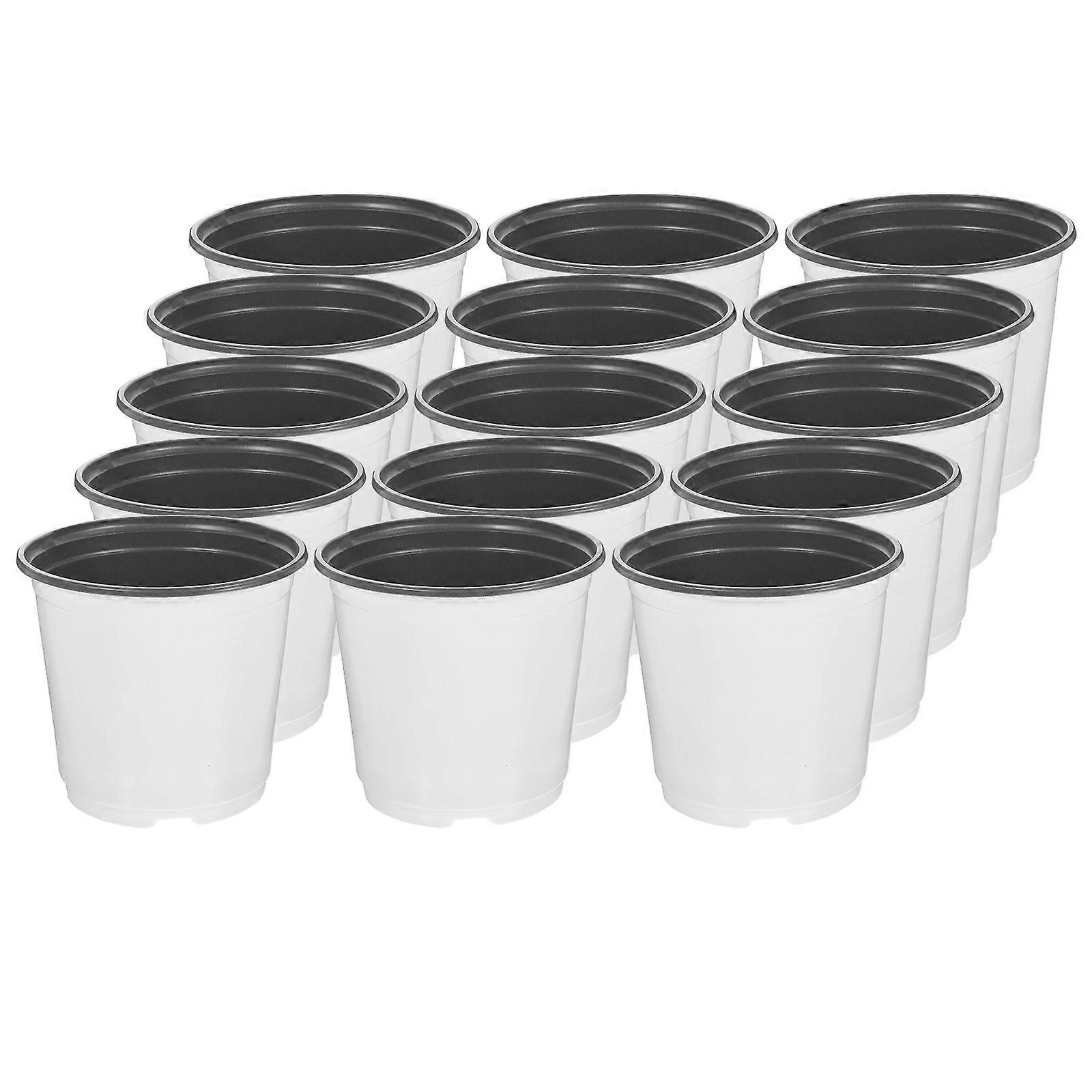 Mini Flowerpot Plastic Flowerpot for Gardening Use 60Pcs Set