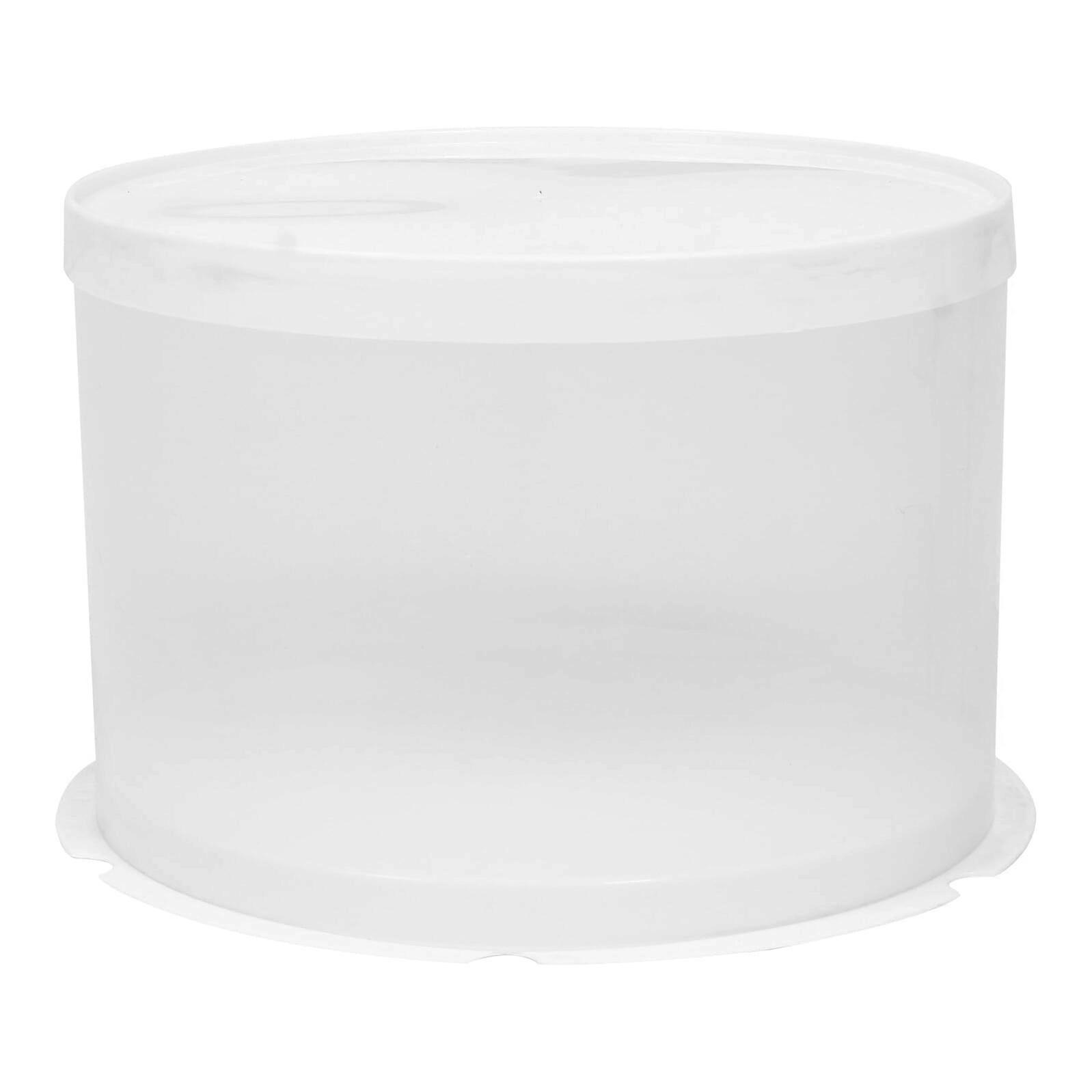 White Round Cake Box for Birthday and Pastries, Durable Bakery Packaging, Easy Assembly