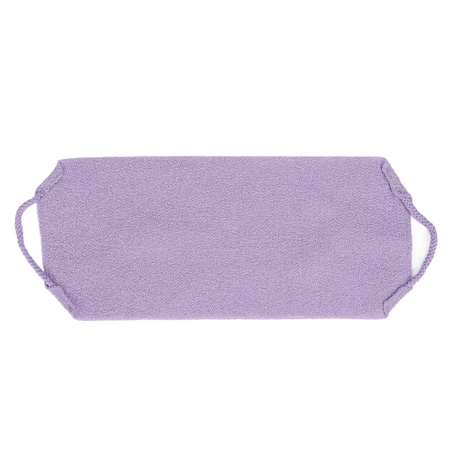 Back Scrubber with Ergonomic Double Handles, Textured Exfoliating Bath Strap for Deep Cleaning