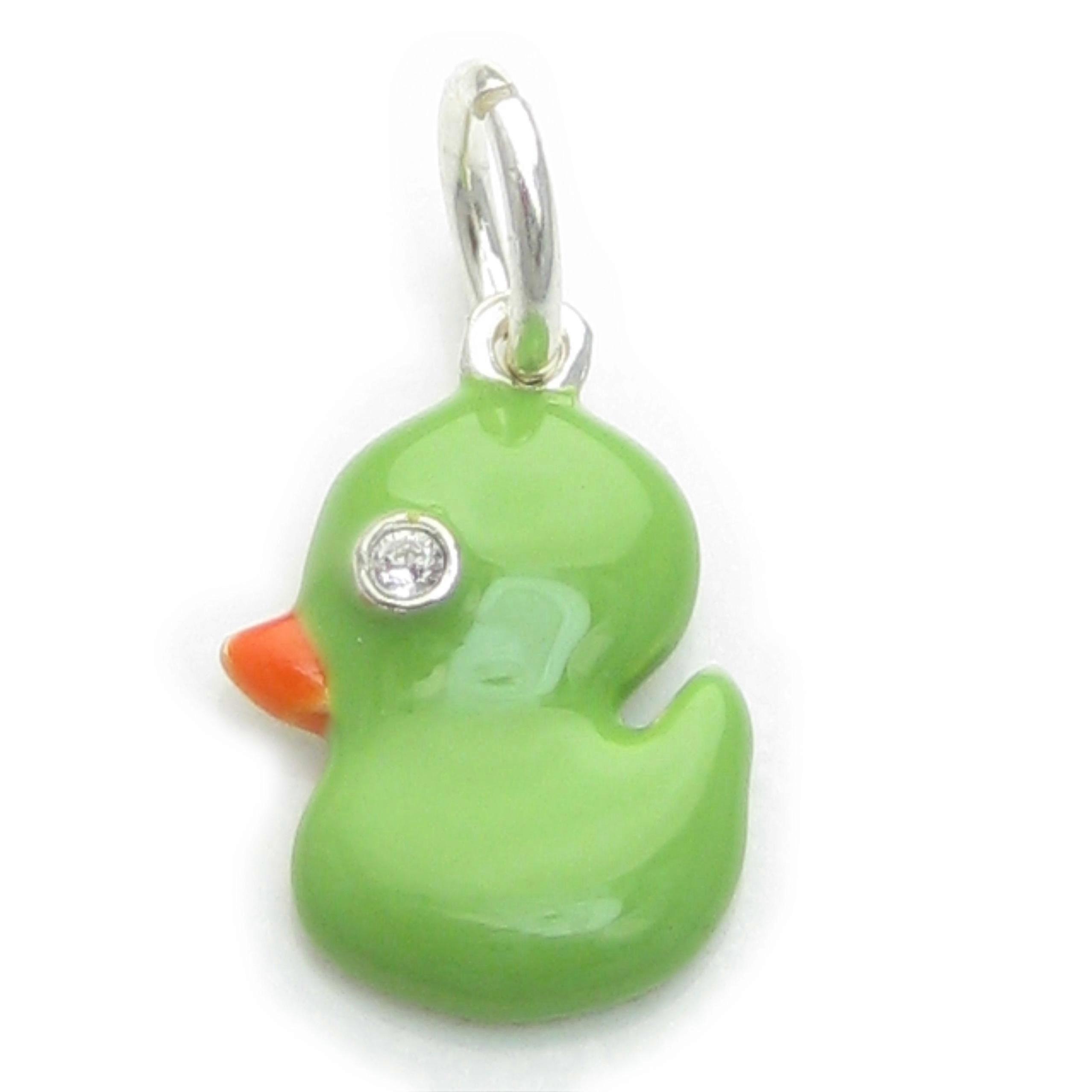 Duck sterling silver charm .925 x 1 Ducks charms