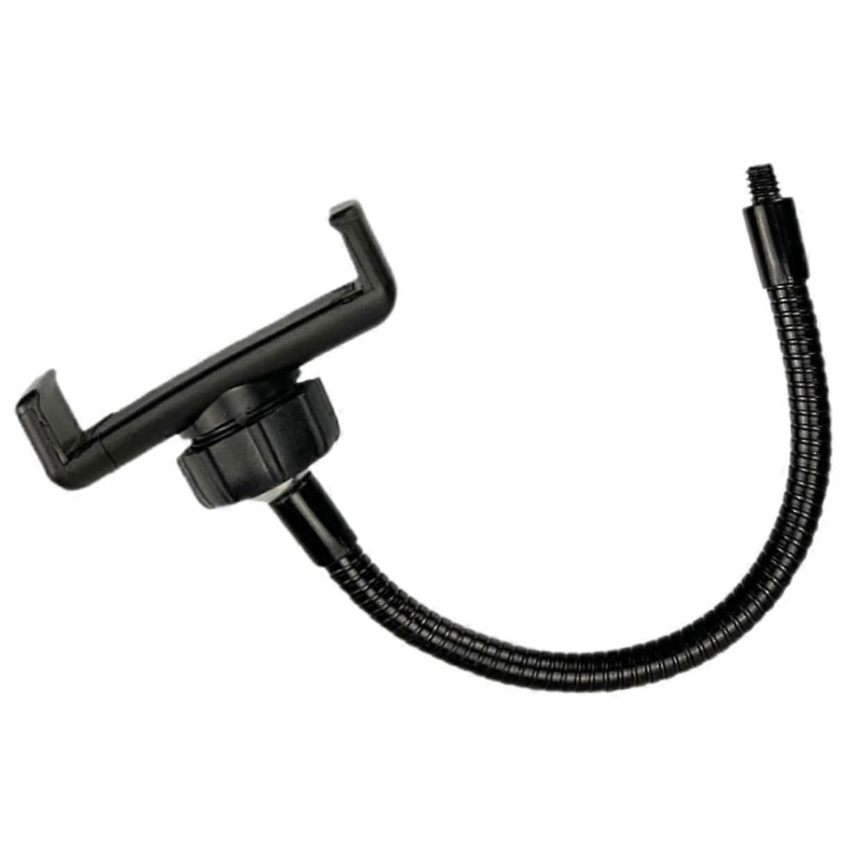 Microphone Stand Phone Holder with 360° Adjustment and Secure Grip for Live Streaming