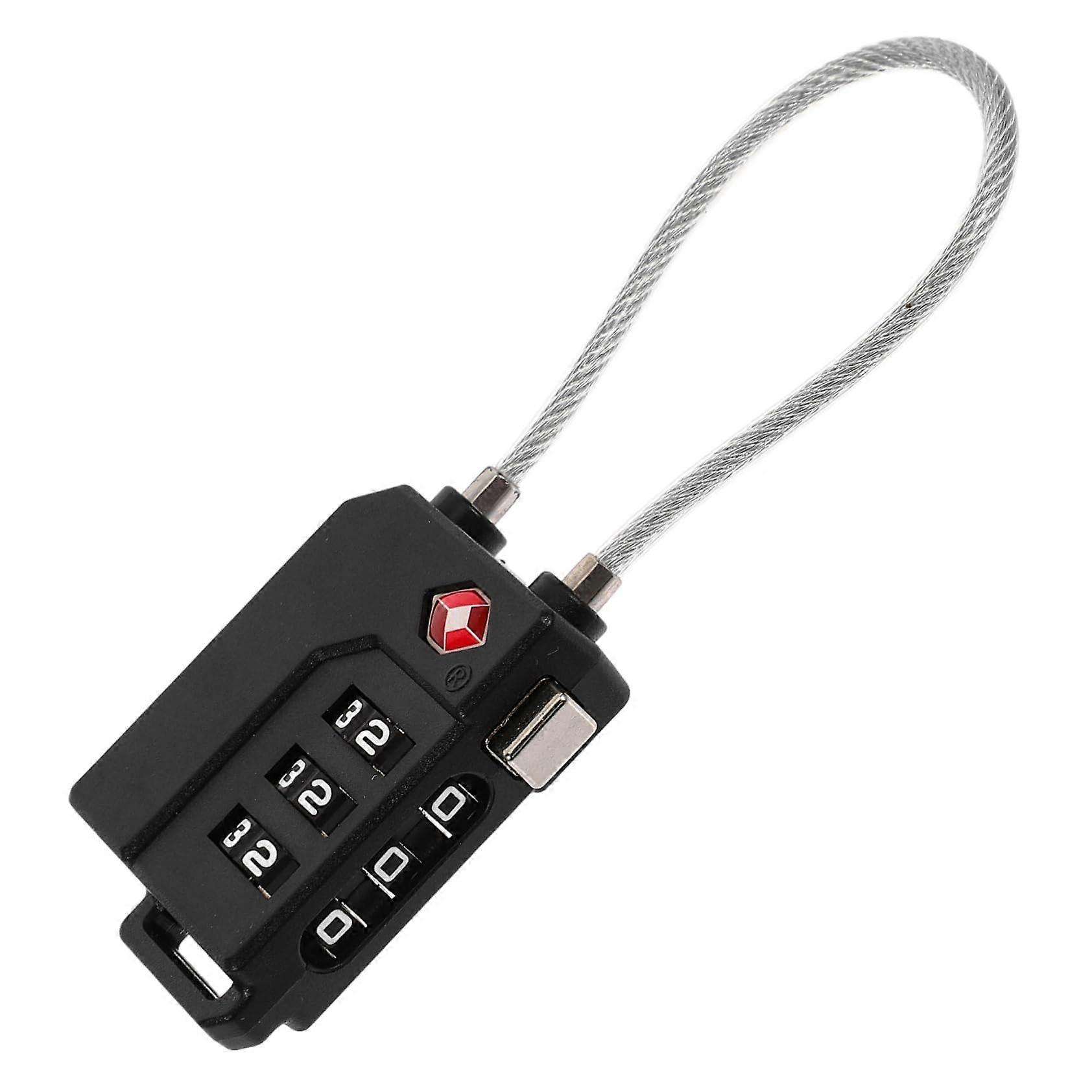 TSA Approved Combination Cable Luggage Lock with Resettable Code for Suitcases, Bags and Backpacks