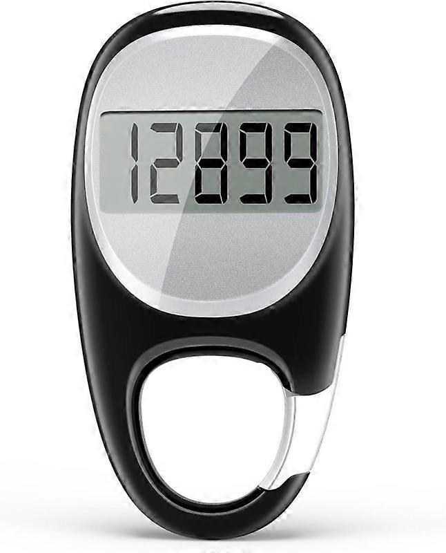 A pedometer with a distance tracker for walking and running-M