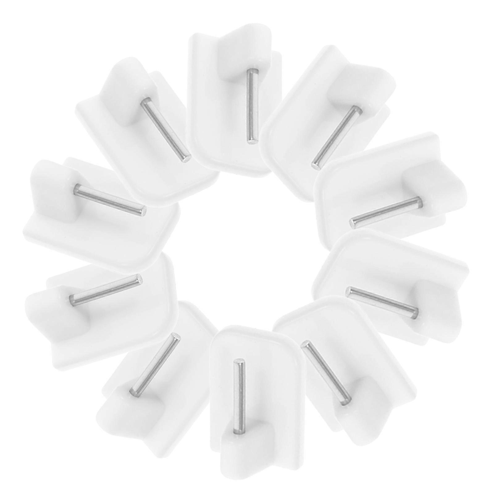 Plastic Window Blinds Curtain Hanger Hooks for Stable Positioning 50Pcs Pack