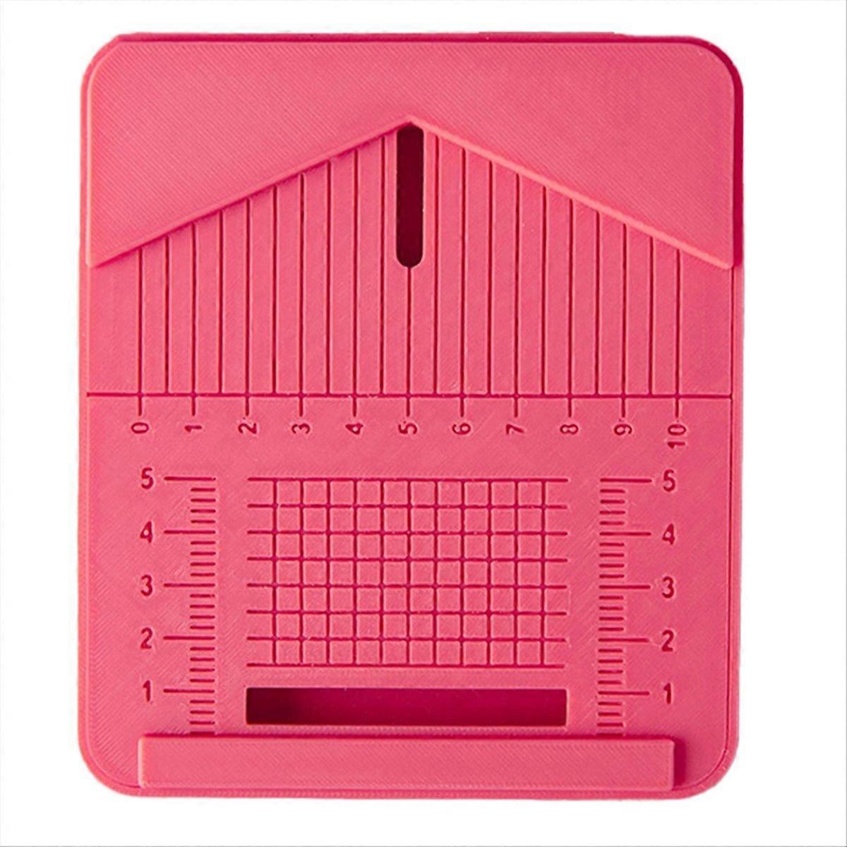 Soft Ceramic Punching Auxiliary Tool Drilling Dust Box Peach Red