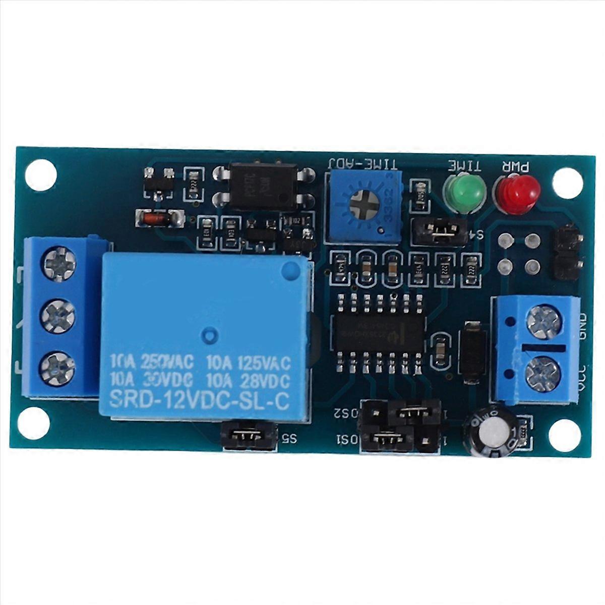 SRD-12VDC-SL-C NC-timer met 12V DC-timingregeling