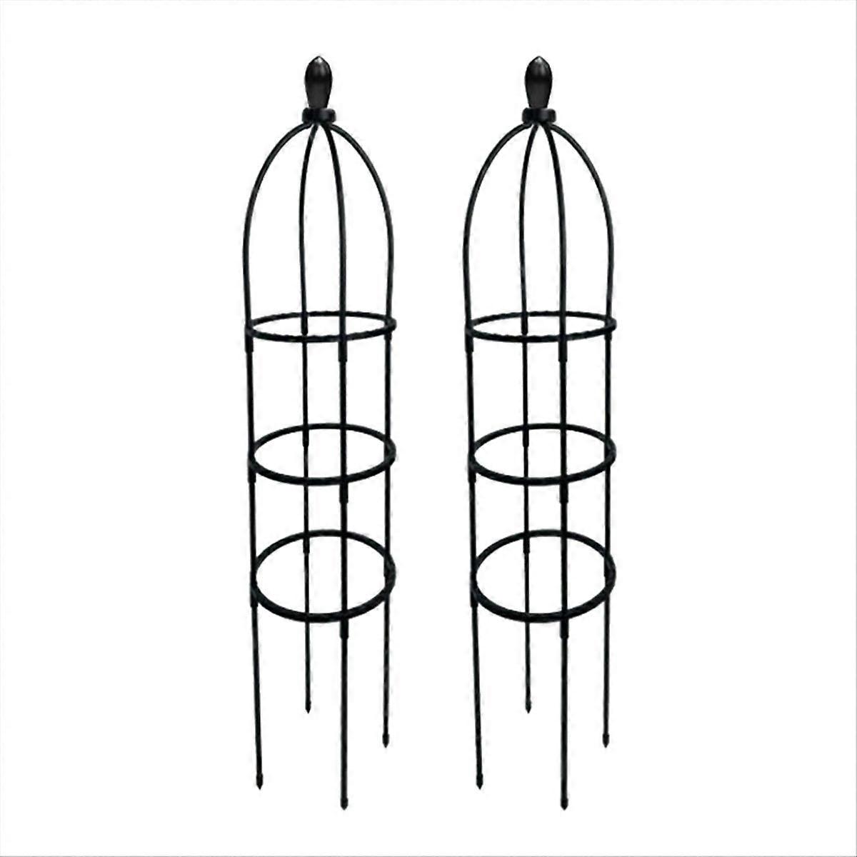 Climbing Plant Obelisk Trellis, Garden Trellis 2pcs(B)