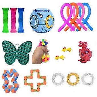 18pcs Adult Kids Decompression Sensory Toys Stress Relief Toy Set Funny Gift