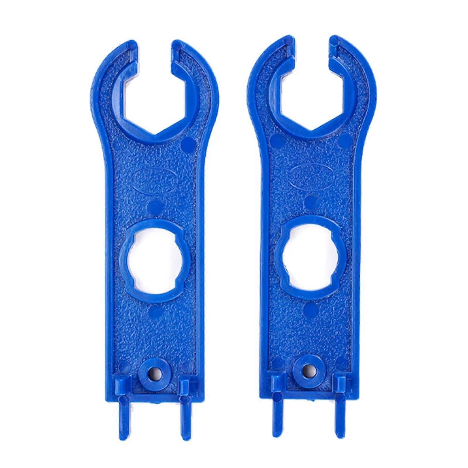 Solar Connector Tool 2PC Plastic Spanner Wrench Set for DIY PV Quick Setup and Easy Handling