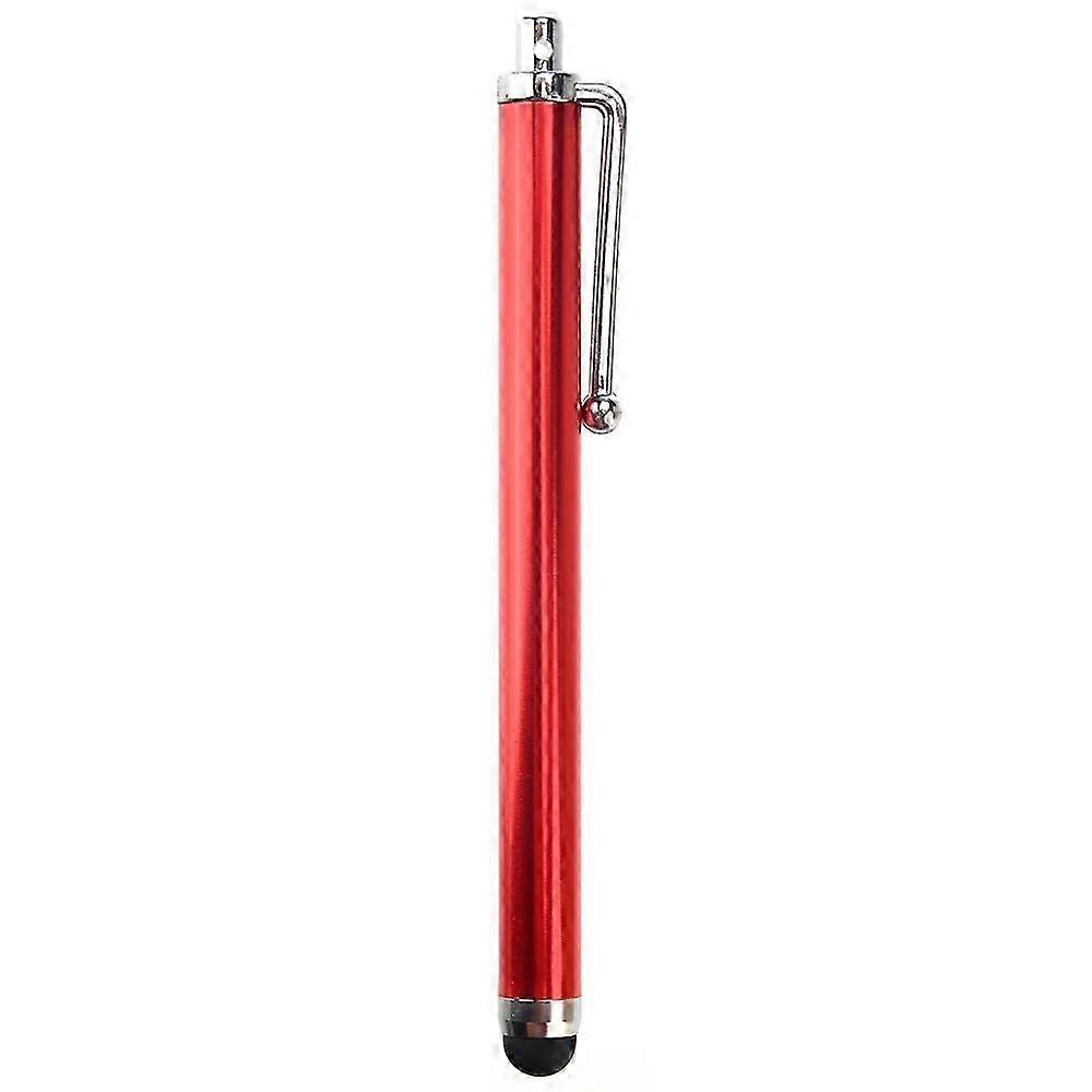 Stylish Stylus Touch Pen with Rubberized Touch Point Red