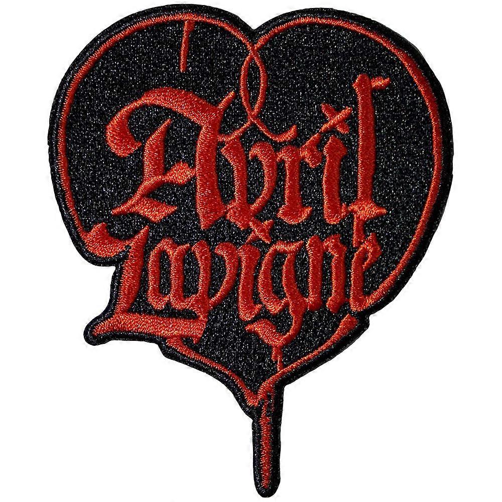 Avril Lavigne Heart Woven Patch