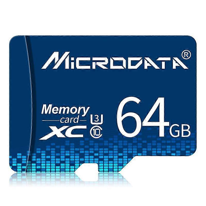 64GB U3 Blue TF(Micro SD) Memory Card