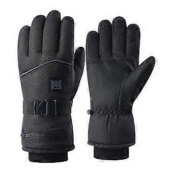 Guantes interiores calefactables para hombre y mujer, calentadores de manos a pilas para deportes de invierno al aire libre, ideales para esquí, acampada, caza y pesca.
