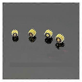RC Car Metal Gear 0.6 Modulus Brass Pinion 9T for 2mm Shaft Durable Transmission Upgrade