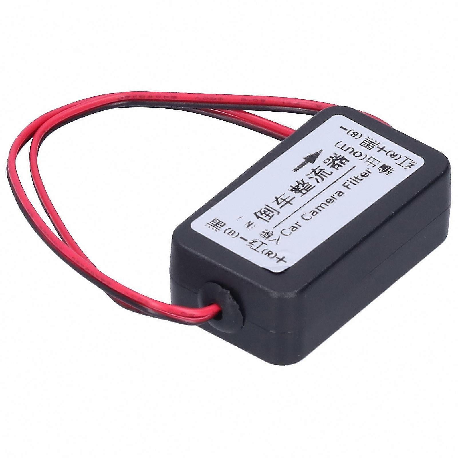 12V Backup Camera Rectifier, Power Relay, Capacitor, Anti-Interference Filter for Rear View