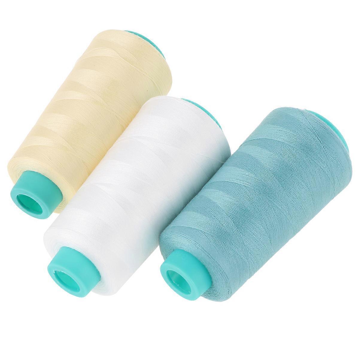 Polyester Sewing Thread Sewing Thread for Clothes 3Pcs Assorted Color Durable