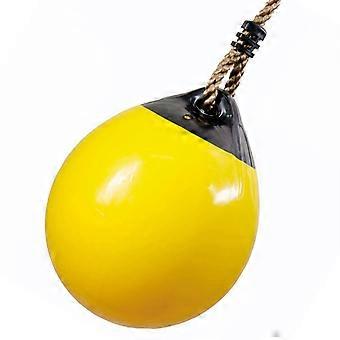 Conjunto de balanço inflável com boia para crianças, incluindo 1 balanço de corda vermelha.