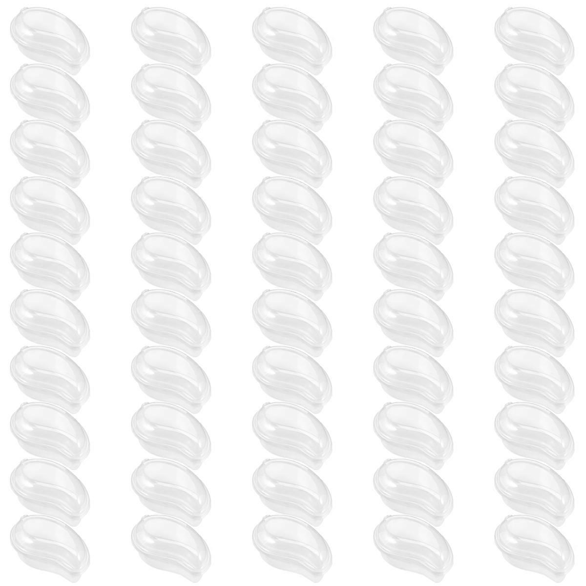 Transparent Cake Boxes Mango Shaped Cupcake Case for Cake Use 250Pcs