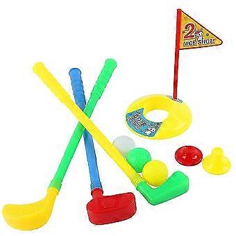 Mini MultiColor Golf Club Set Golfer Spiel im Freien Sport Garten Sommer Kinder Spielzeug