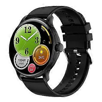 Smartwatch Bluetooth Calling, 1.43-inch AMOLED Always-On Voice Control, 100+ Sports, HRM - Black