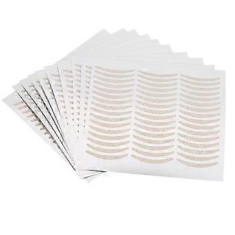 Bandes adhésives pour paupières, 480 pièces/240 paires, type filet, fines, simple face, double face, à usage médical, en fibre, pour maquillage cosmétique des yeux