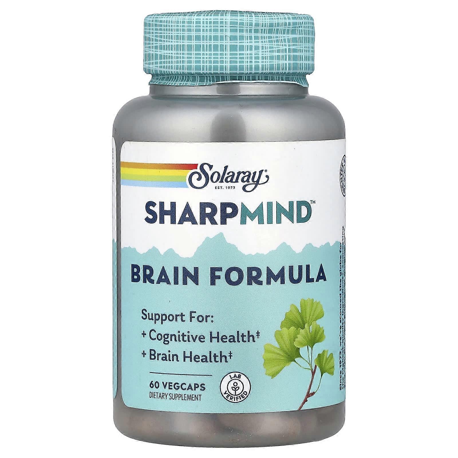 Solaray, SharpMind™, Brain Formula, 60 VegCaps