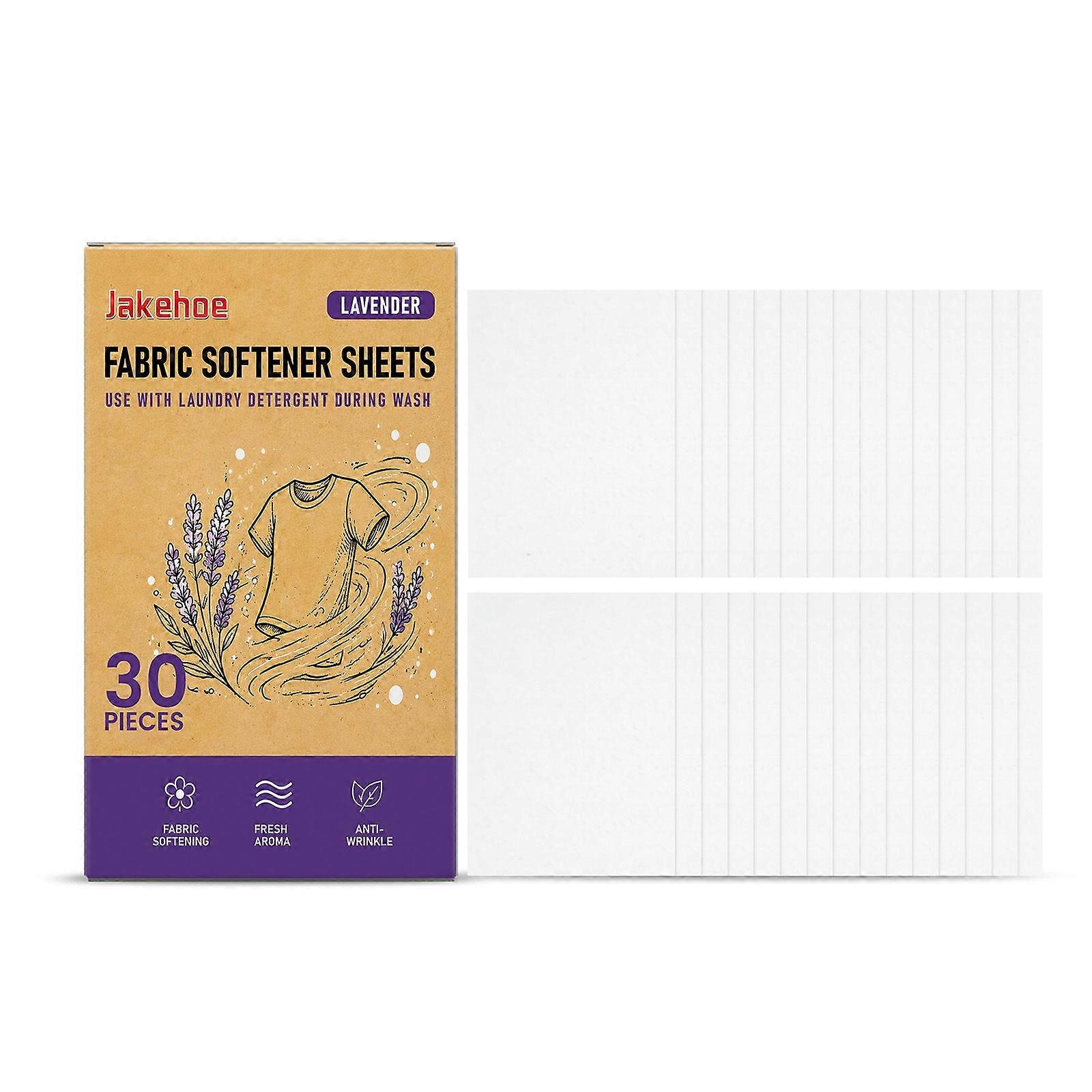 Lavender Fabric Softener Sheets, 30-Count Laundry Sheets