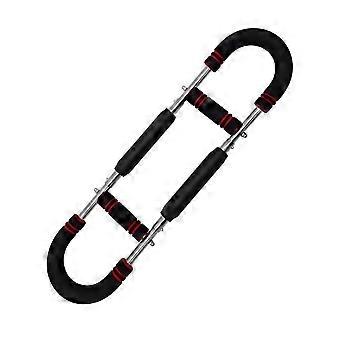 Barra de exercícios ajustável Twister para os braços, equipamento de treinamento de força com mola para peito, antebraço e tríceps, ideal para exercícios em casa.