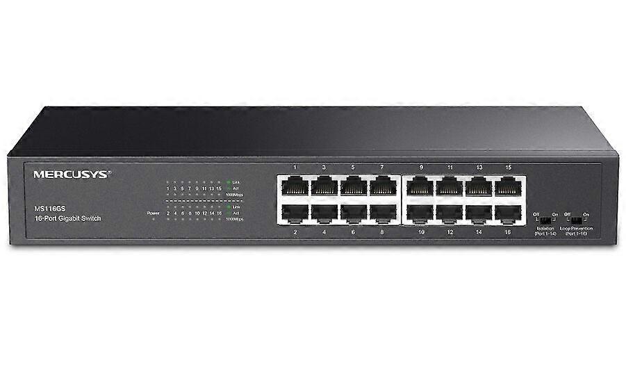 Mercusys Ms116gs Network Switch Black