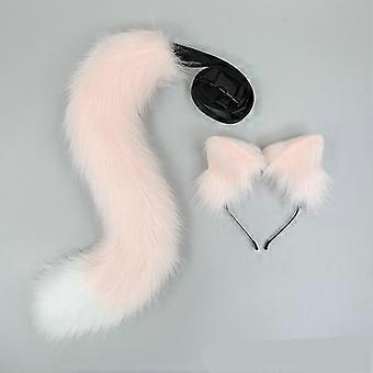 Wolf Fox Oren Staart Verstelbare Riem Harige Dierlijke Hoofdband Cosplay Props Carnaval Fancy Party Dress Halloween Kostuum Accessoires