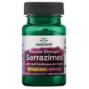 Ultra Optimum Serrazimes 40000 units 60 vegetable capsules