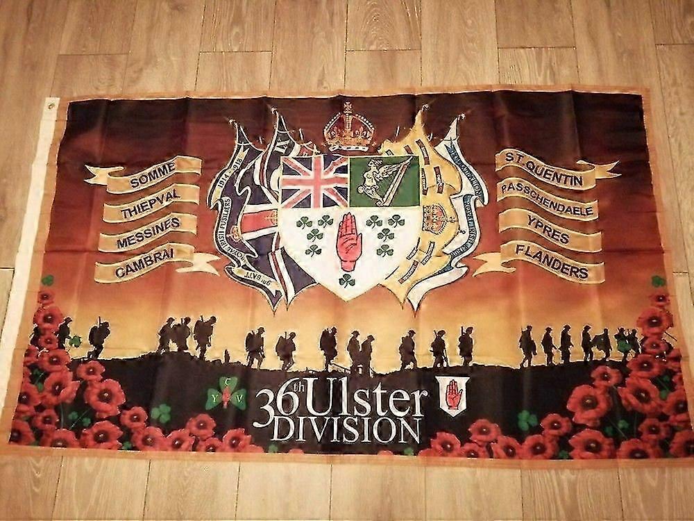 36th Ulster Division Battle hedrer minne Flagg Type058